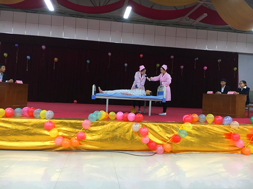 护理学院举办第三届护士模拟招聘大赛-渭南职业技术学院
